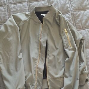 Albion Khaki Green Jacket with Gold Accents